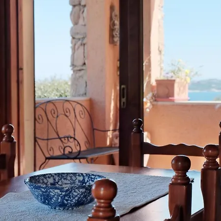 公寓 Costa Smeralda Meravigliosa Vista Sul Mare 坎尼吉翁